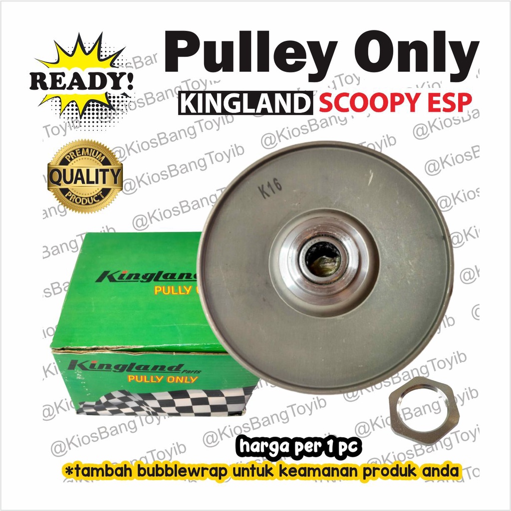 Pully Pulley Puli Only HONDA Scoopy Esp FI (Kingland)