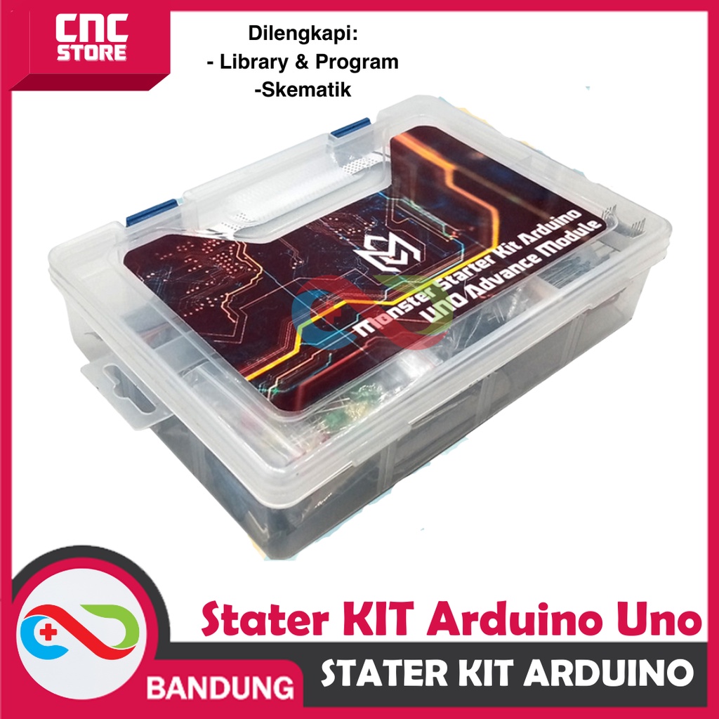 ARDUINO STARTER KIT PAKET LENGKAP UNO MONSTER KIT