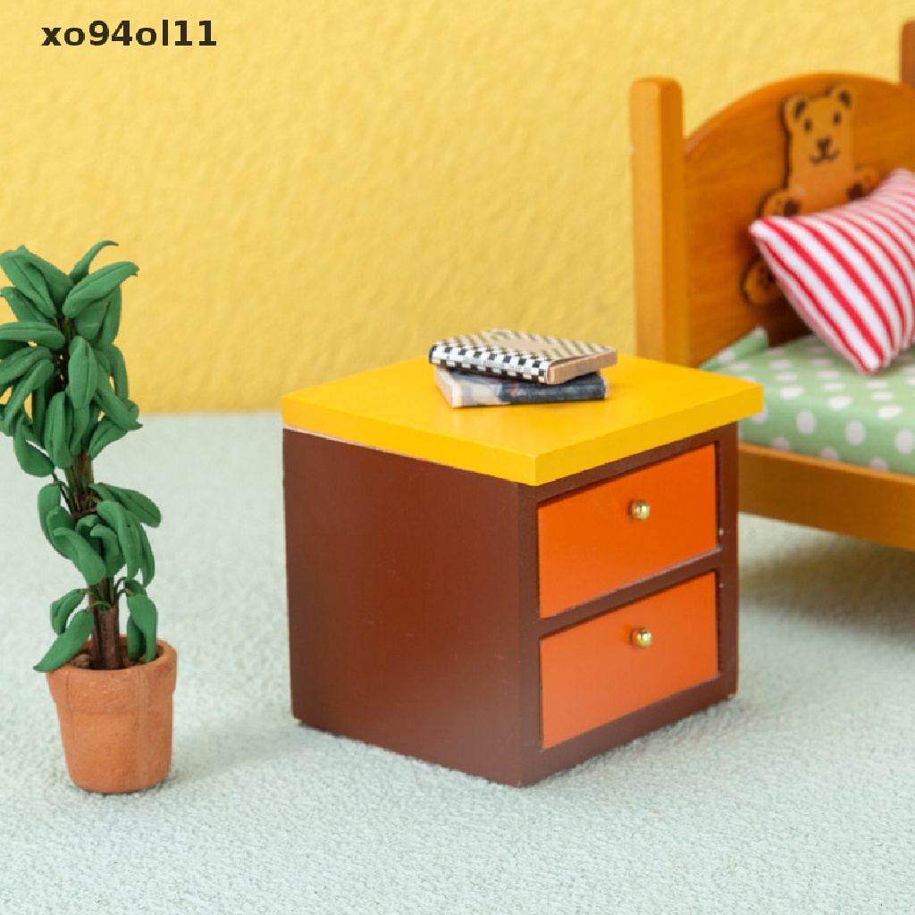 Xo 1: 12rumah Boneka Miniatur Nakas Bufet Hiasan Furniture Dekorasi Rumah Mainan OL