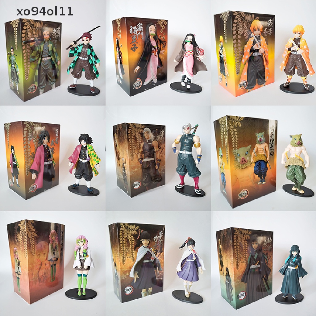Xo Anime Demon Slayer Figure Action Figure PVC Model Mainan Figurine Hadiah OL