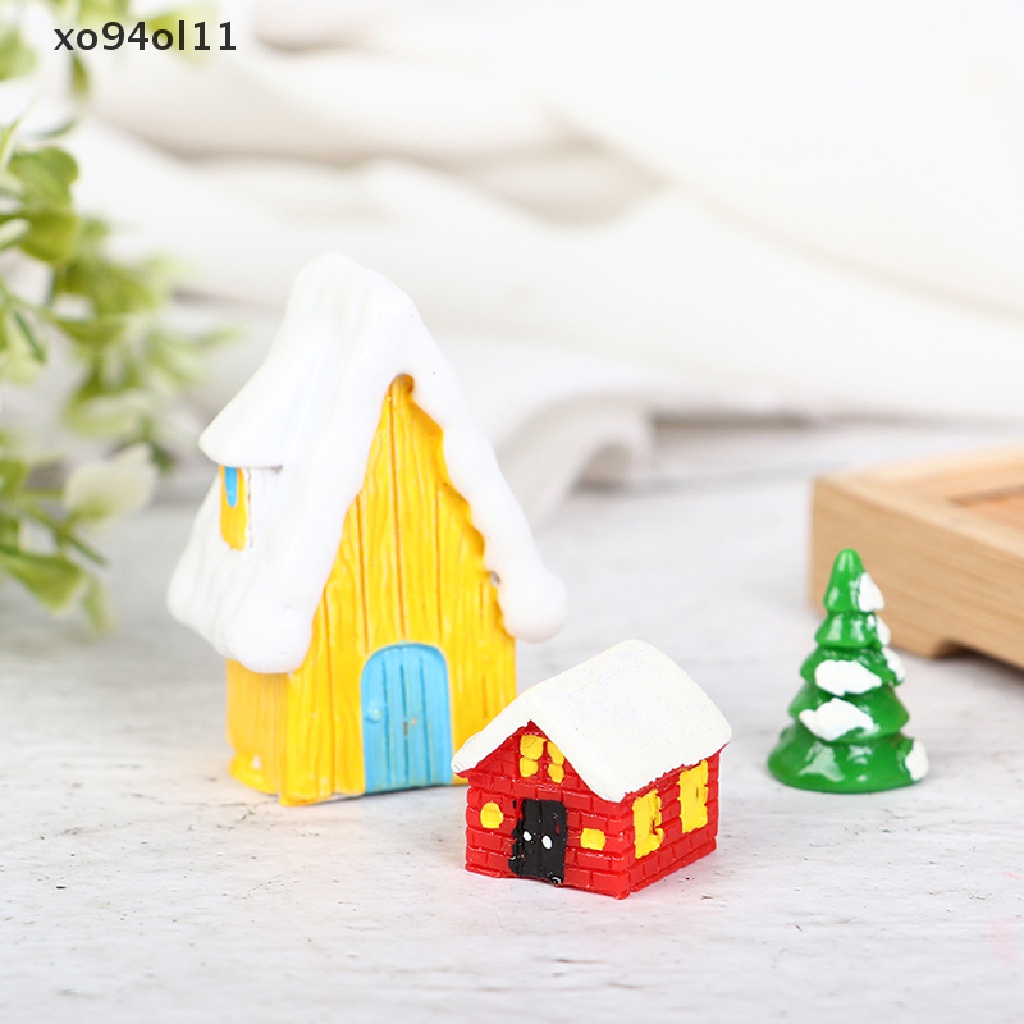 Xo Vintage Miniatur Mini Kayu Xmas Angka Dekorasi Santa Malaikat Pohon Rumah Boneka OL