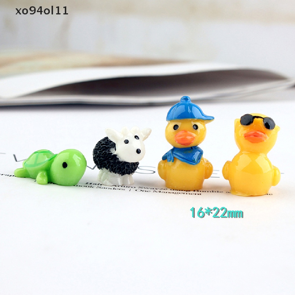 Xo 5pcs Bebek Sapi Hewan Resin Sepatu Ch Sandal Sepatu Aksesoris Dekorasi OL
