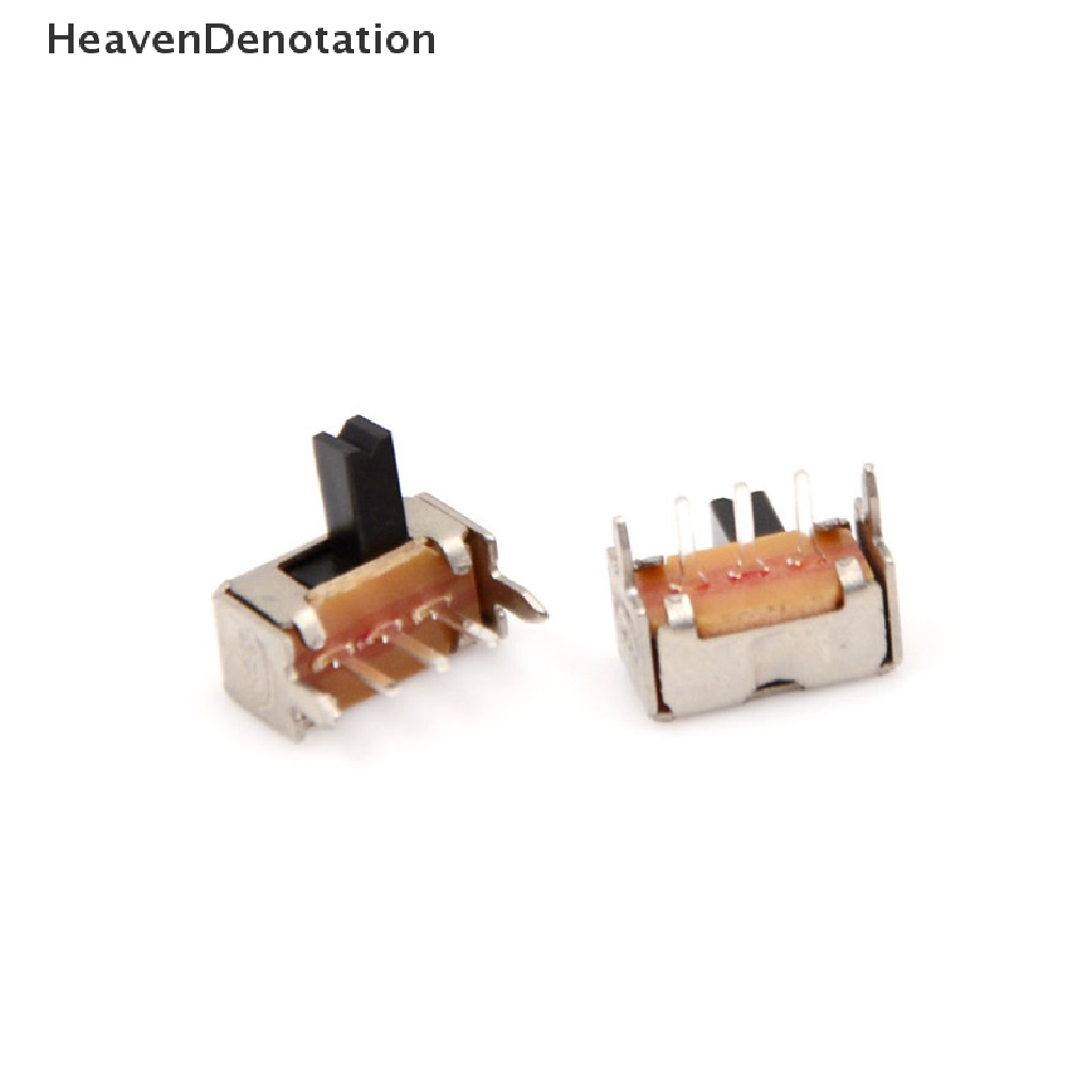 [HeavenDenotation] 10pcs/set SK12D07 Saklar Slide Sudut Kanan Power Switch 3P SPDT 2mm Pitch 10pcs HDV