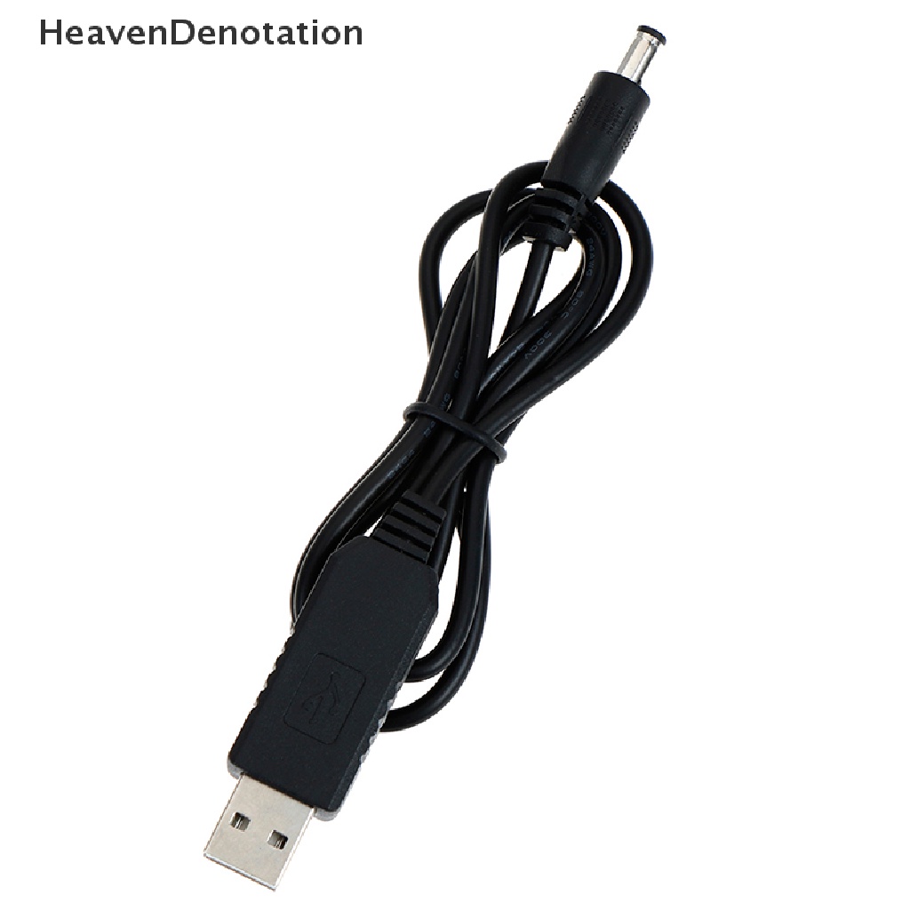 [HeavenDenotation] Konverter Modul Kabel step up Usb dc 5v Ke dc 12v 2.1x5.5mm male connector HDV