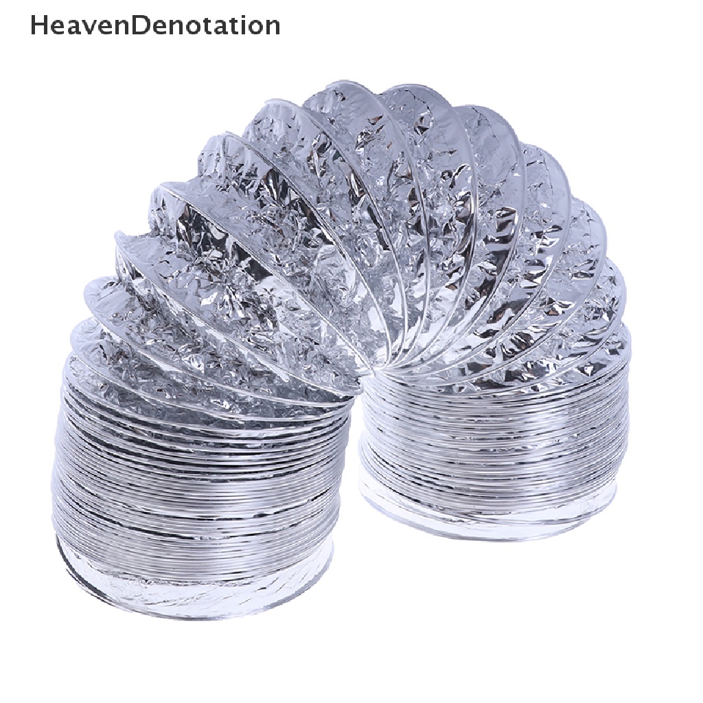 [HeavenDenotation] Pipa Ventilator Aluminium 4inch Selang Ventilasi Udara Flexible Exhaust Duct 1.5M HDV