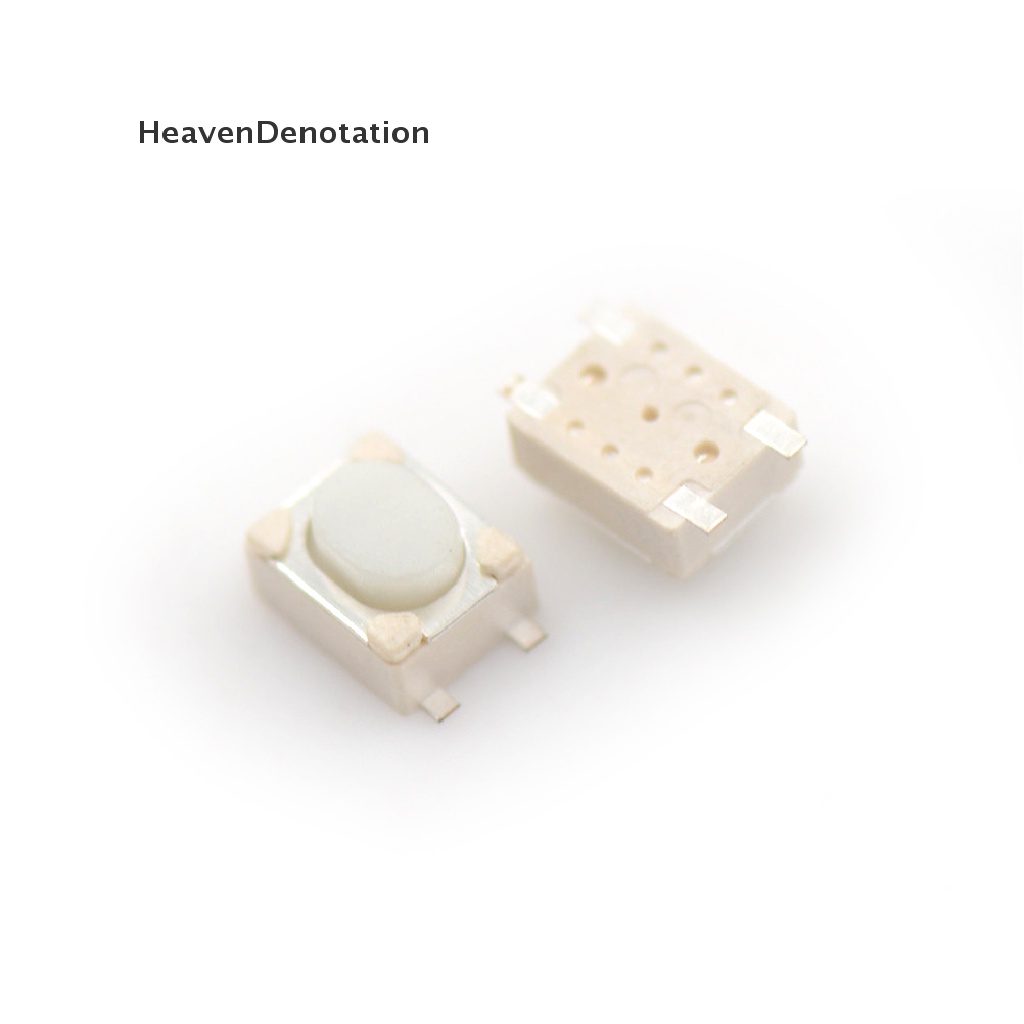 [HeavenDenotation] 50pcs 3 * 4 * 2.5mm Tactile Push Button Switch Saklar Tact Saklar Mikro 4-Pin SMD HDV