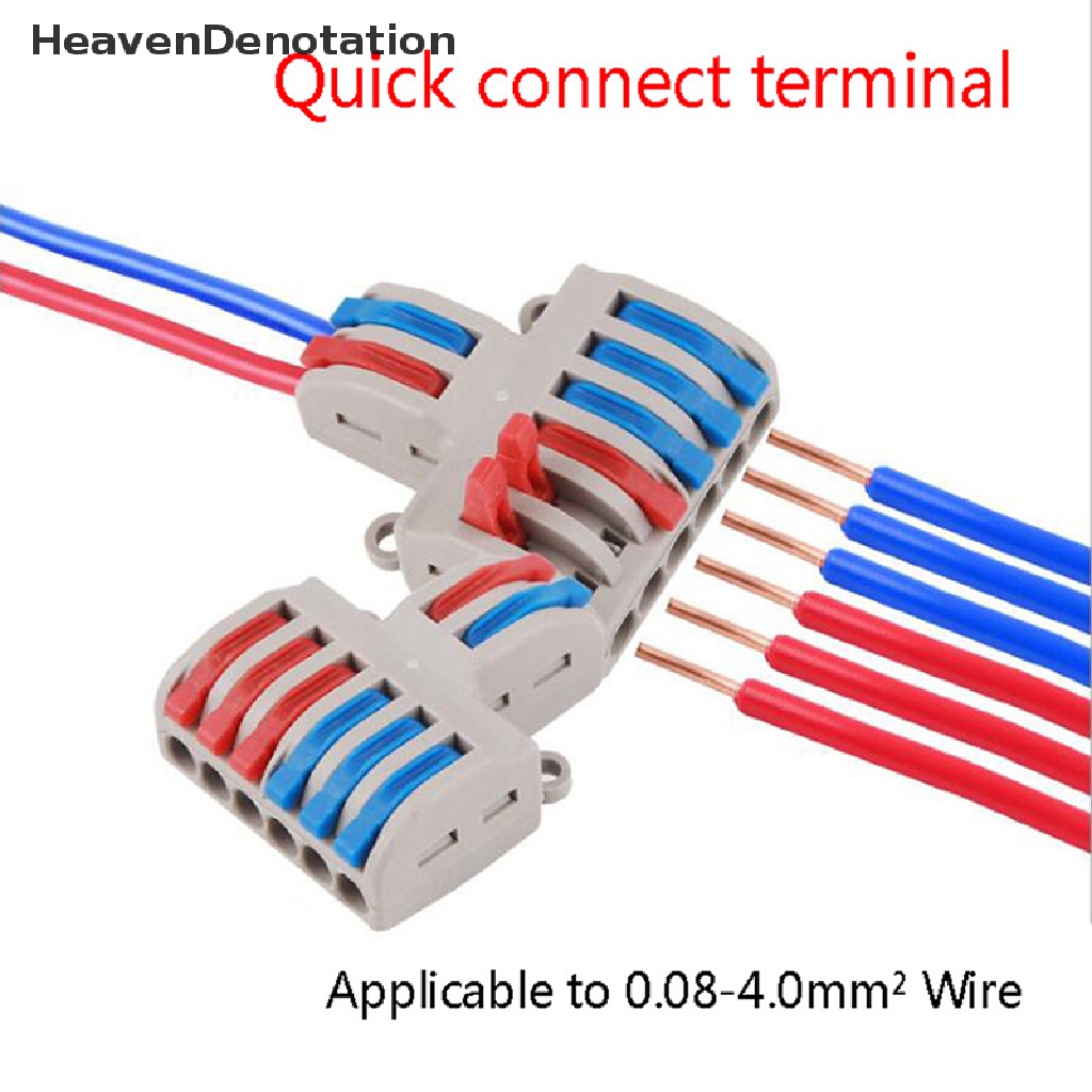 [HeavenDenotation] Fast wire connector Penyambung Kabel Penyambung terminal block spl-62 HDV