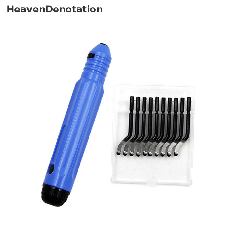 [HeavenDenotation] Hand Burr Trimming Scraper Edge Cutter Deburring Handle Untuk Tabung Tembaga HDV