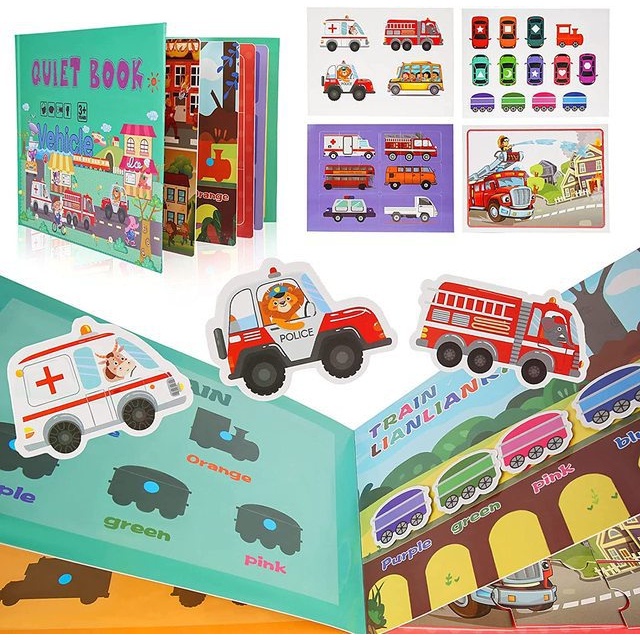 WE Quiet Book Busy Book Buku Edukasi Anak Buku Aktivitas Anak Kids Montessorri Activity Book Education