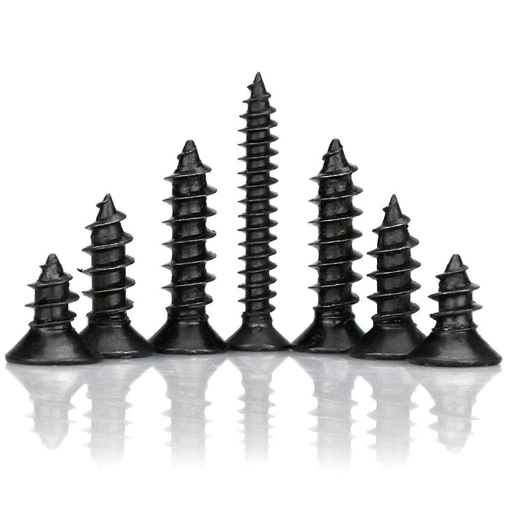 Nanas 200pcs/pack Self Tapping Screw Tahan Lama M1.4 3mm-10mm Tipis Silang