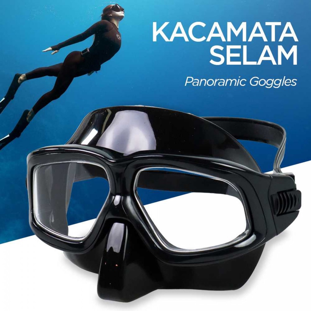 Kacamata Selam Scuba Masker Diving Mask Snorkeling Panoramic Goggles