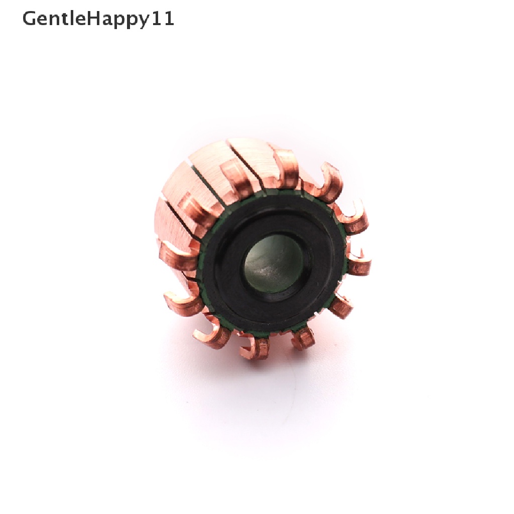 Gentlehappy8 *23 * 19.5mm 12P Gigi Kait Tembaga Tipe Komutator Motor Listrik CHY-1518-12 id