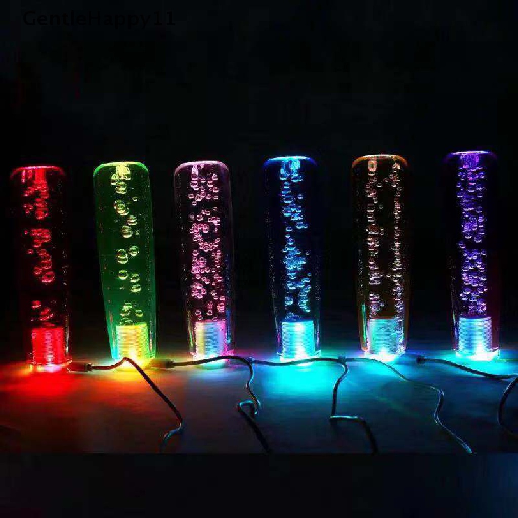 Gentlehappy10 /15/20CM LED Warna-Warni Gelembung Gaya Mobil Gear Stick Shift Shifter Tuas Knob id