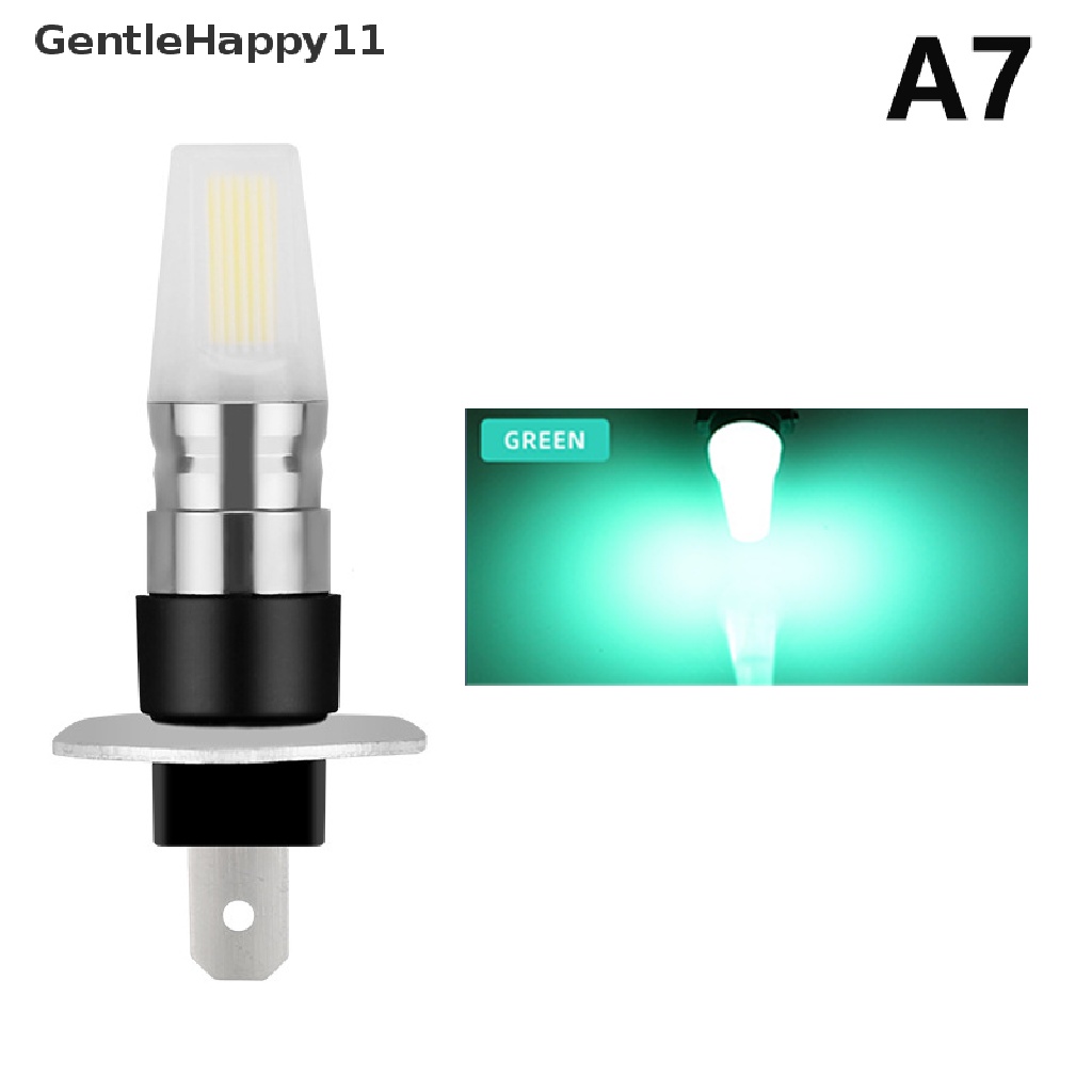 Gentlehappy Super Terang H1/H3 Lampu Kabut Depan Bohlam LED Mobil COB Light 12V 7warna Fog Light id