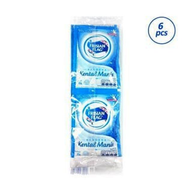 

susu bendera sac putih-dijual per sachet
