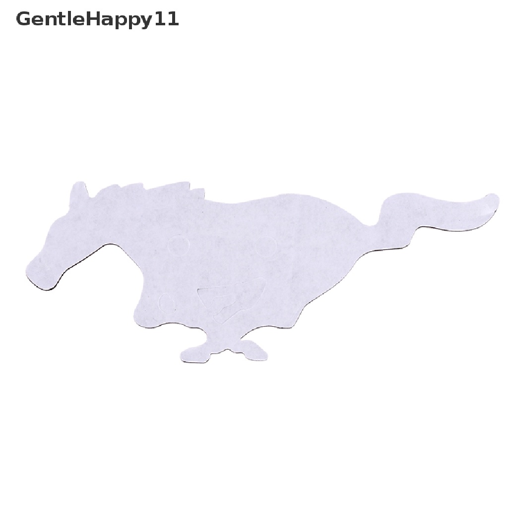 Gentlehappy Logo Mobil 3D Horse Metal Untuk Ford Mustang New Mondeo Focus Kap Depan Mobil Grille id