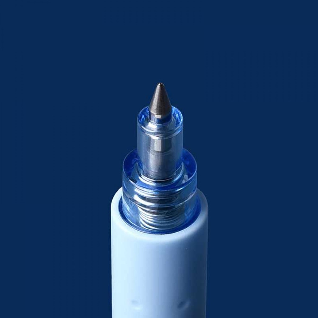 Pena Pulpen Kantor Belajar Gel Marine Pen 0.5mm Tinta Hitam 3 PCS
