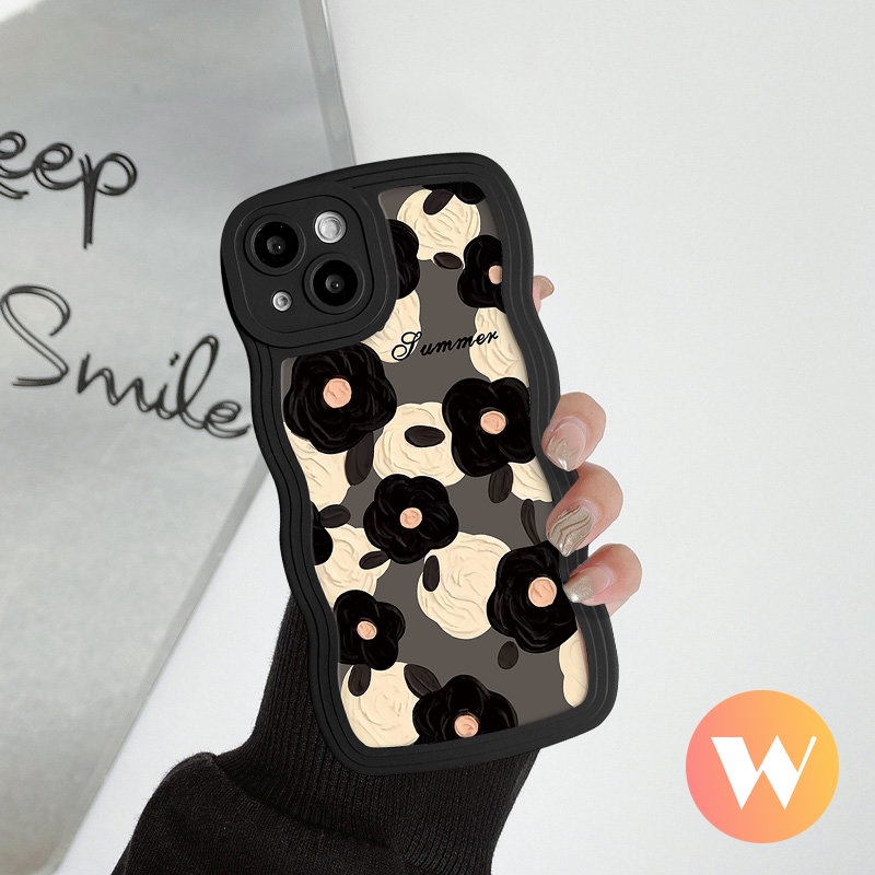 Fashion Art Flower Case Redmi 12C A1 10 9C NFC 9a1+10C 10A 9T 9A Redmi Note 10s 9 8 10 Pro Max 11s 11 9s POCO X3 NFC Pro M3 Mi 11T Pro Checkerboard Smile Sunflower Soft Cover