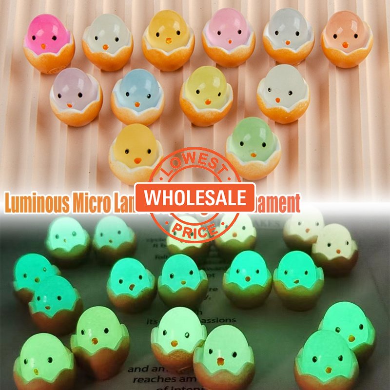 [Harga Grosir] 5Pcs Mini Lucu Luminous Briket Nagita Debu Sprite Micro Ornamen Resin Landscape Figure Patung Miniatur Taman Bunga Pot Dekorasi DIY Dekorasi Rumah Alat Peraga