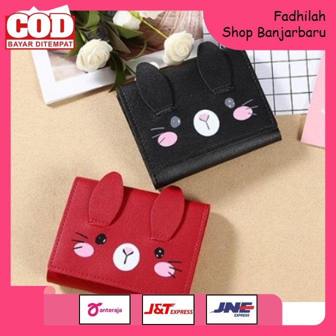 D117H DOMPET KECIL DOMPET MINI IMUT DOMPET MOTIF MUKA KELINCI | FADHILAH SHOP BJB