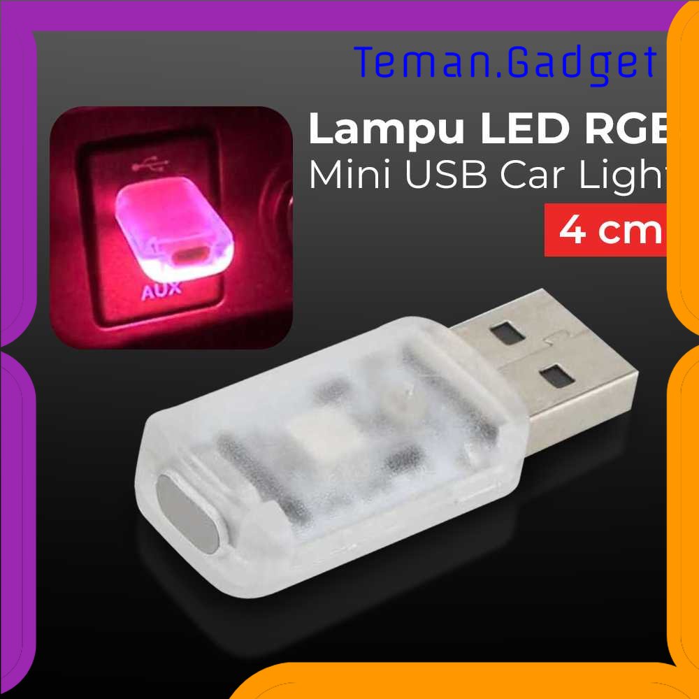 TD - OTO Isincer Lampu LED RGB Mini USB Car Interior Light - IS505
