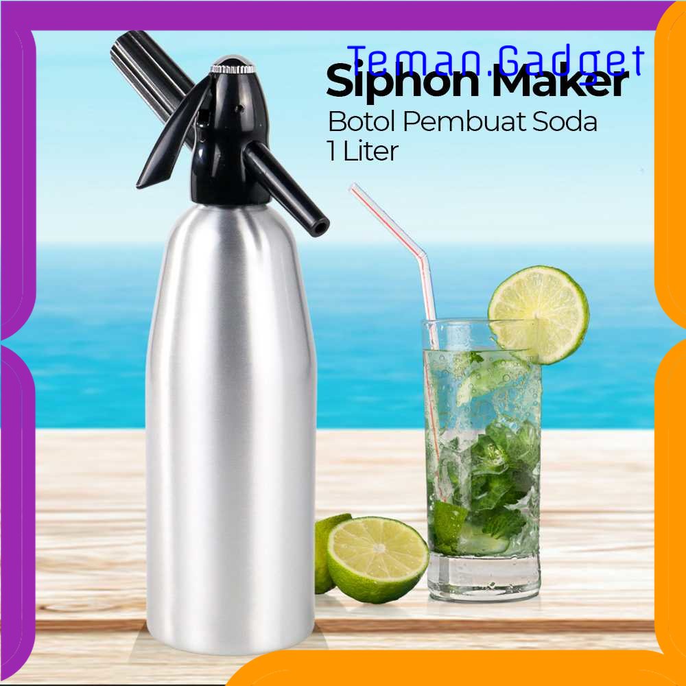 TG -  DPR AFFORANY Botol Pembuat Soda Siphon Maker DIY Bartender CO2 1L - SD-MY