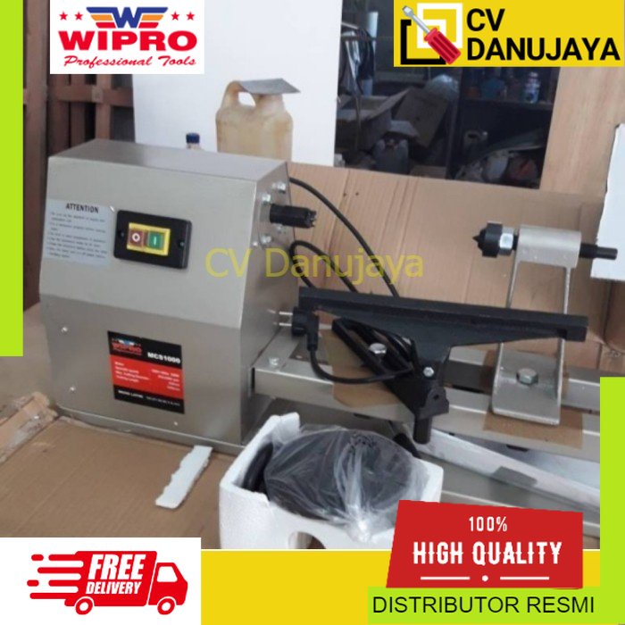 Wipro MCS-1000 Mesin bubut kayu 1000mm Wood lathe 1 meter MCS1000