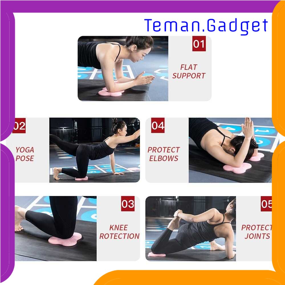 TG - OLR LOOZYKIT Bantalan Kaki Tangan Yoga Fitness Knee Hand Pad Mat 2 PCS - G2