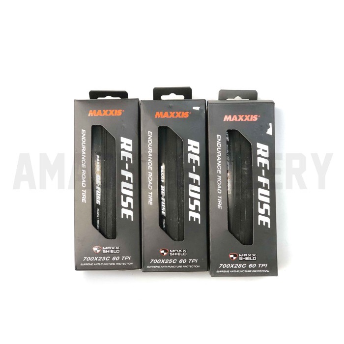 Ban Luar Maxxis Re Fuse REFUSE 700x23c Kevlar 700 x 23 c MaxxShield
