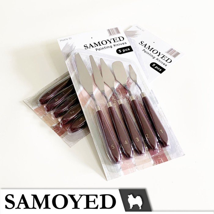 

Pisau Palet / Lukis / Palette Knives / Painting Knife Set - Samoyed -RTUOLSP