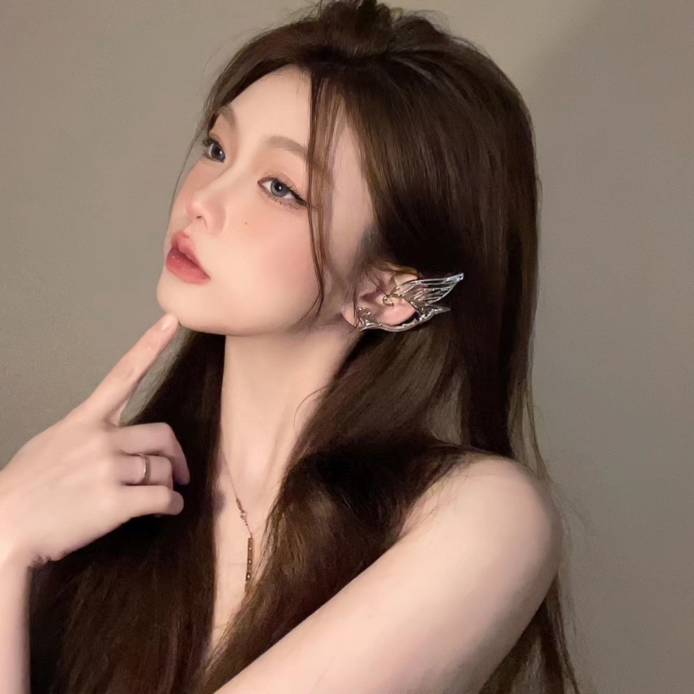 Deartiara Butterfly Elf Wings Ear Studs Ear Klip Dalam Desain Gaya Kecil Merasa Manis Keren Aksesoris Anting Super Abadi