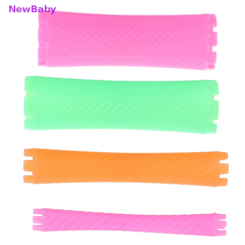 Newbaby 1set Alat Pengeriting Rol Rambut Panjang Ajaib Gelombang Spiral Perm Batang DIY ID