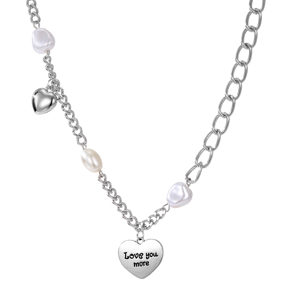 Mutiara Cinta Kalung Perempuan Sweater Rantai Cahaya Mewah Niche Desain Panjang Baru Rasa Rantai Tulang Selangka