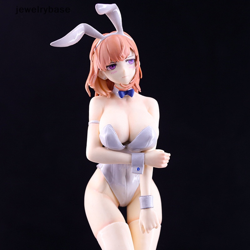 [jewelrybase] 1pc 23cm Putih Bunny Girl Sexy Anime Figure Bunny Girl Action Figure Model Mainan Butik