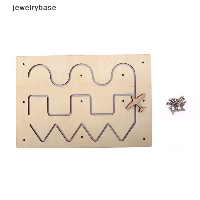 [jewelrybase] Busy Board DIY Track Mainan Bayi Montessori Sensory Activity Board Aksesoris Butik