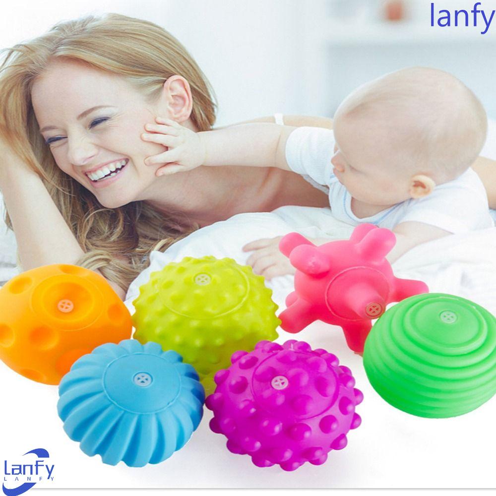 Lanfy Mainan Bayi Bola Set Mainan Untuk Anak Anak Hadiah Lembut Training Ball Pesta Dan Kegiatan Keluarga Massage Ball Baby Training Ball