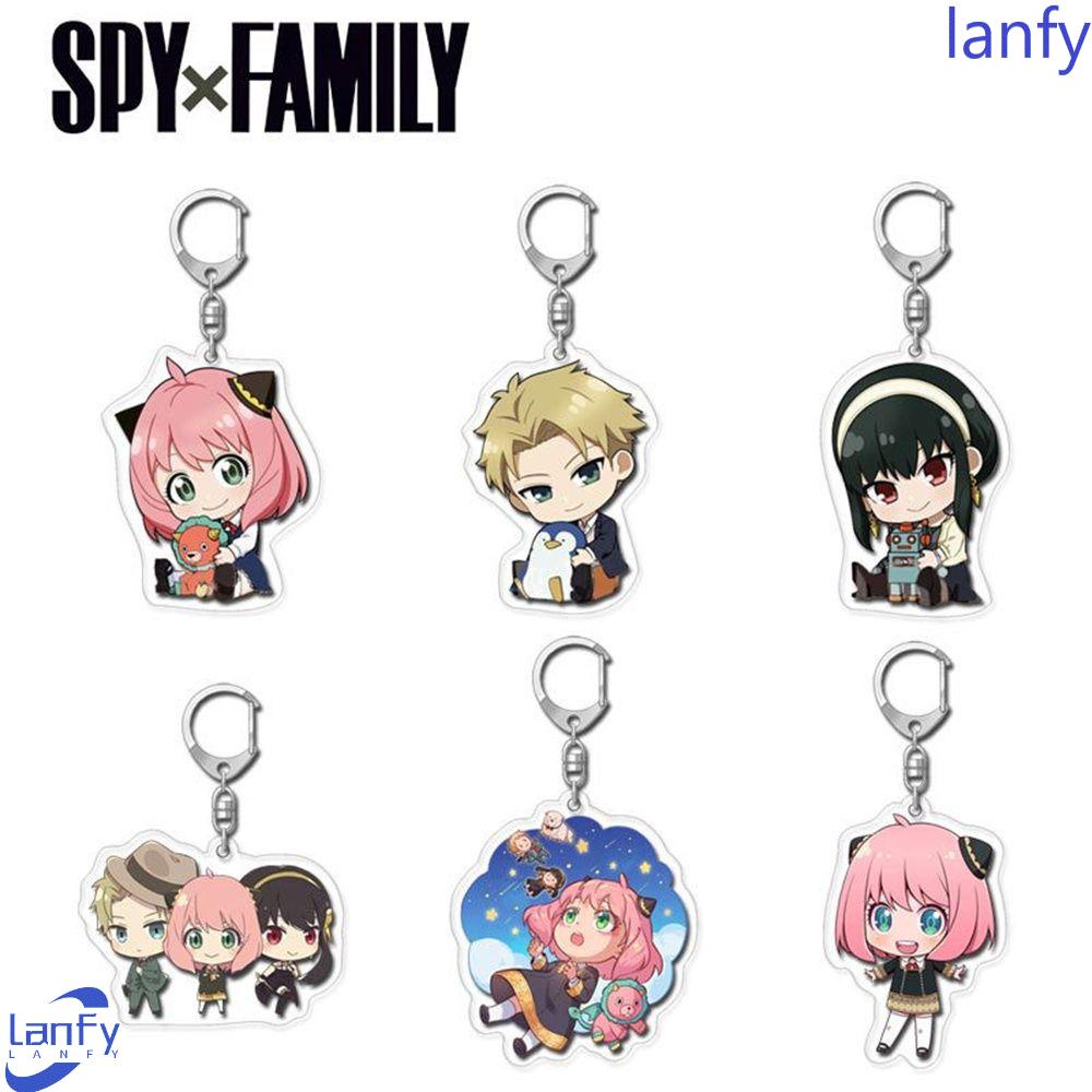 Lanfy Gantungan Kunci Motif Anime SPY X FAMILY Bahan Akrilik