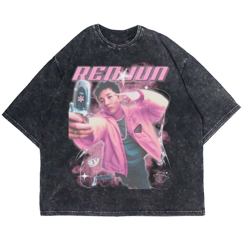 Patternmerch "renjun nct dream exist" Oversize T-shirt | washed tee | kaos vintage