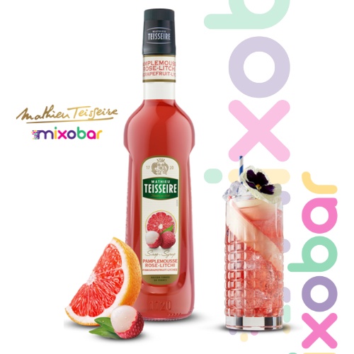 

Teisseire Syrup Pink Grapefruit Lychee 700ml l Sirup Minuman