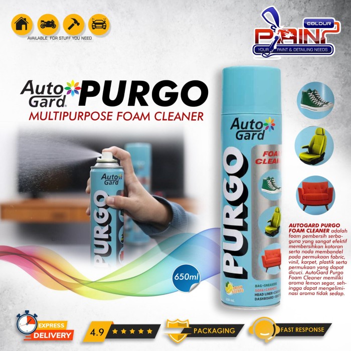 Autogard Purgo Multi Purpose Foam Cleaner 650mL Pembersih Serbaguna