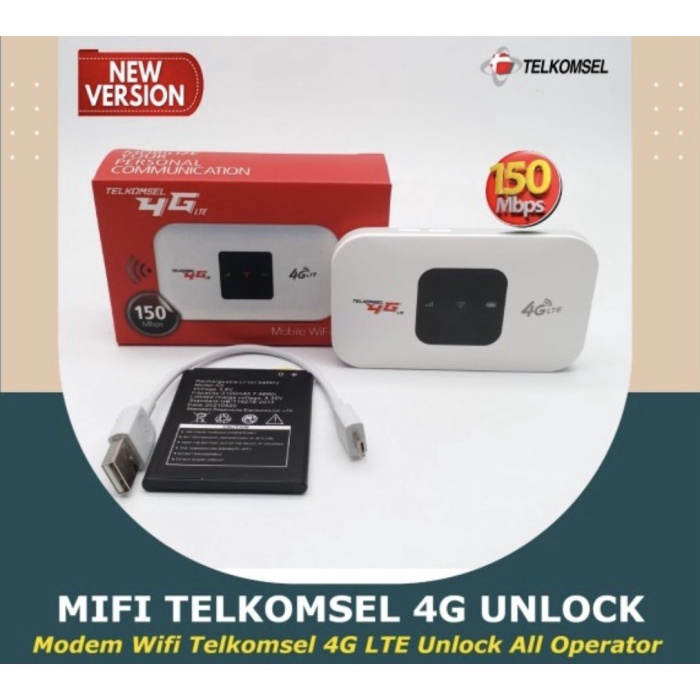 MIFI ROUTER TELKOMSEL MOBILE WIFI HOTSPOT PORTABLE MODEM SPEED 4G LTE - MIFI K300