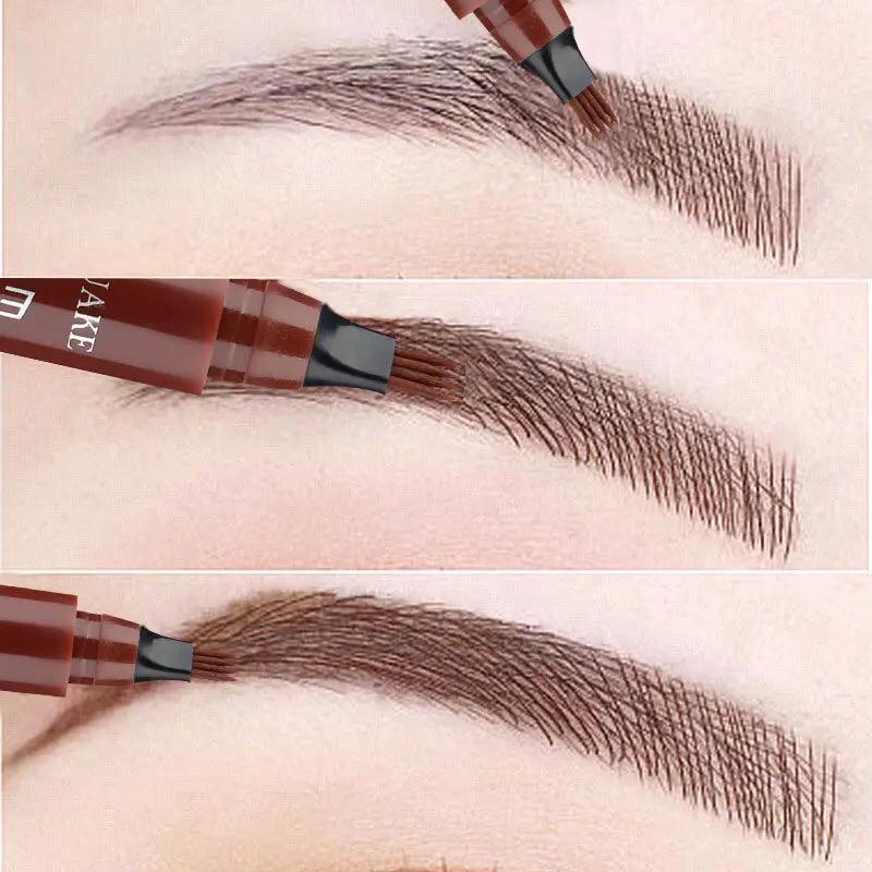 SUAKE Pensil Alis Anti Air Waterproof Long Lasting Anti Luntur Microblading Eyebrow Tattoo Pen