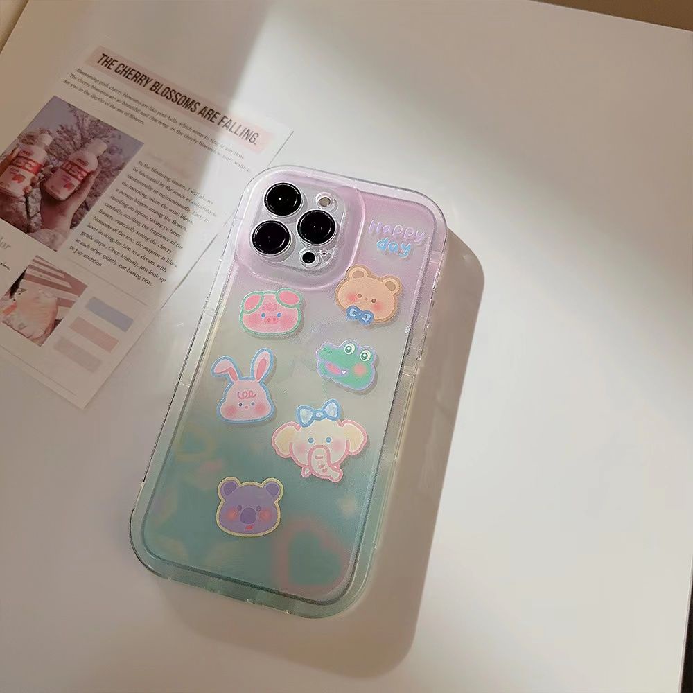 Cocok Untuk Iphone14 Pro Max iPhone Phone Case Airbag Protection Phone Case Kamera Tahan Guncangan Kompatibel Dengan Iphone13 13prm iPhone 11 7Plus 8Plus Xr XS 12 Pro Max 12mini 13mini Phone Case