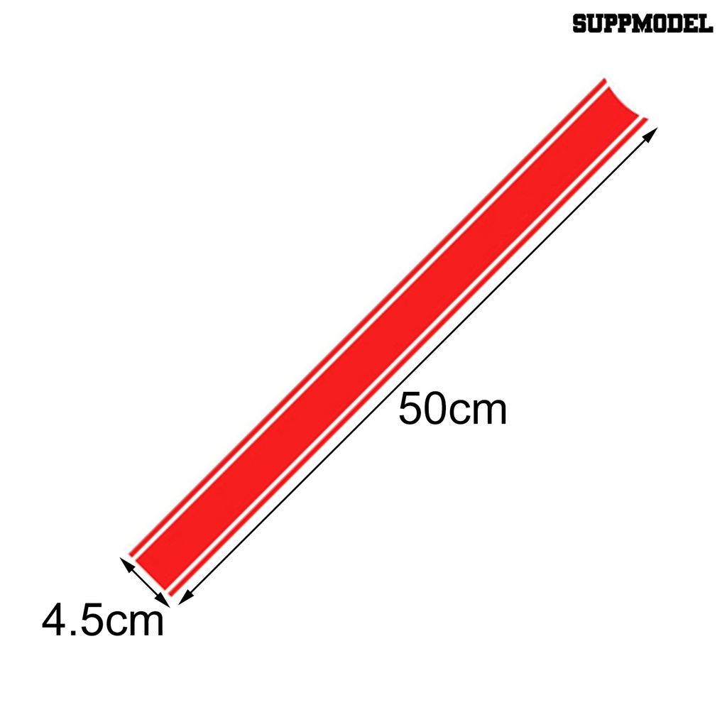 [SM Auto] Stiker Motor Hias Perekat Diri 50cm Stripe Pinstripe Tank Decal Reflektif DIY Dekorasi