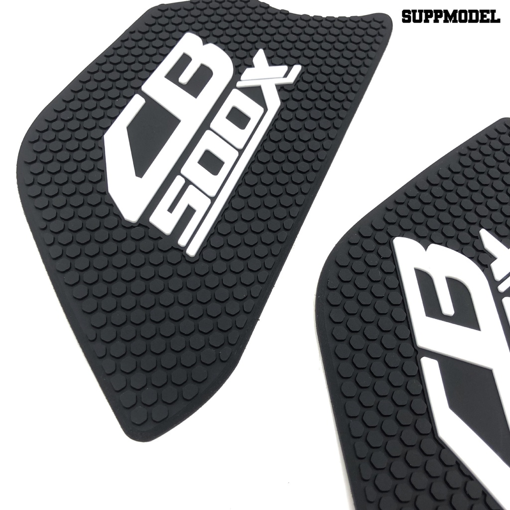 [SM Auto] 2Pcs Instalasi Cepat Ketangguhan Tinggi Tangki Bensin Stiker Karet Anti Gores Motor Modifikasi Tangki Gas Anti-Selip Stiker Untuk HONDA CB500X