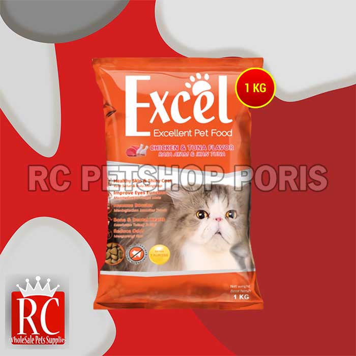 Makanan Kucing Excel Cat Food 1 KG