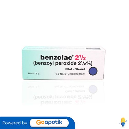 Benzolac 2.5 % Krim 5 Gram