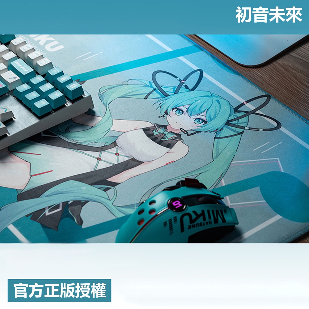 Hatsune Miku Mouse Pad Waterproof Meja Komputer Keyboard Mousepad Desktop Table Mat Alas Meja Kantor Gaming Pad