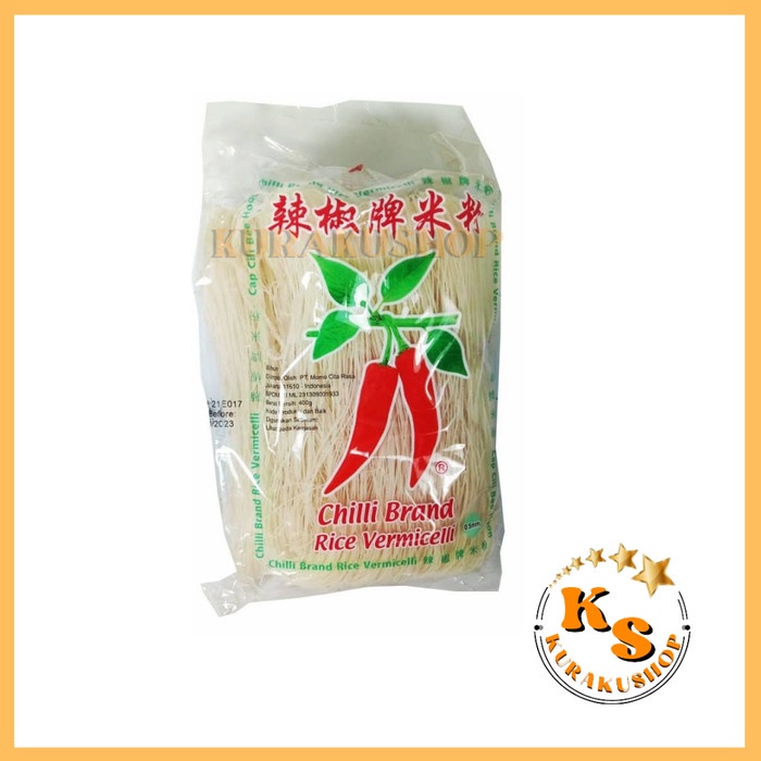 

B587 BIHUN CHILLI BRAND SINGAPORE 400G - RICE VERMICELLI