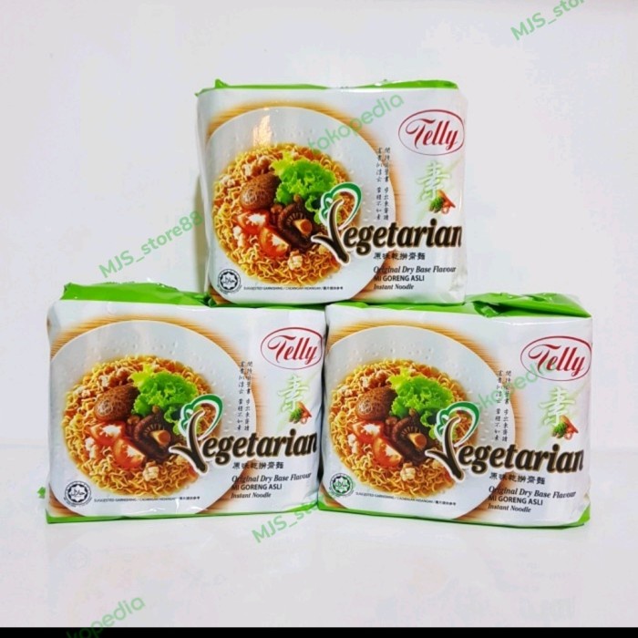 

B587 Mie Goreng Telly Vegetarian/Mie Instant Telly Vegetarian